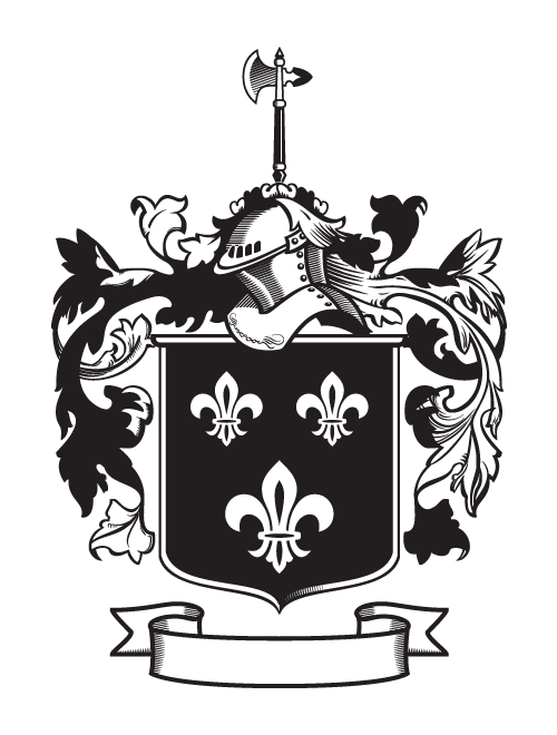 The family crest of an acquaintance. It was completely redone because the original was of poor quality.