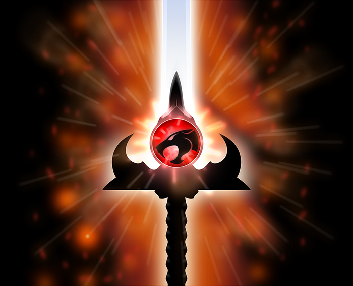 Throwback: Sword of Omens from the Thundercats cartoon.